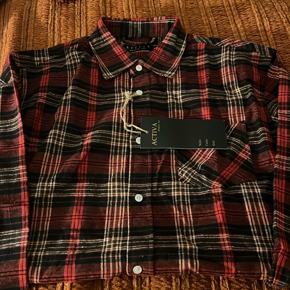 Activa XL men’s flannel shirt.